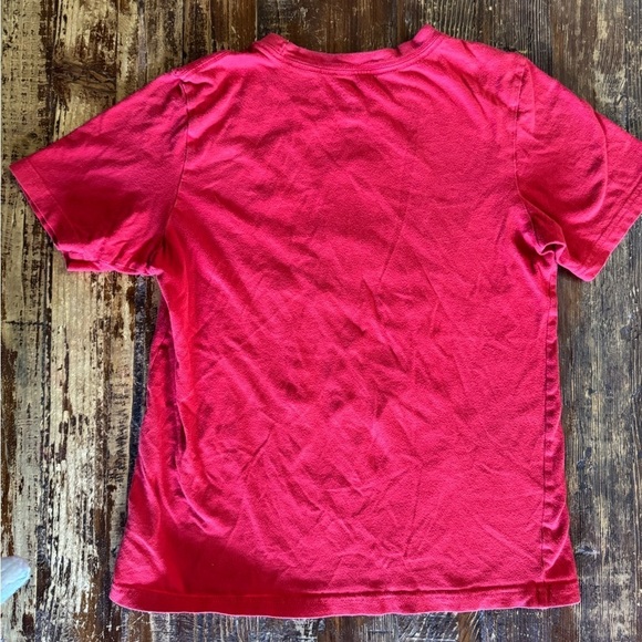Adidas Kids Red Graphic T-Shirt - Picture 4 of 4